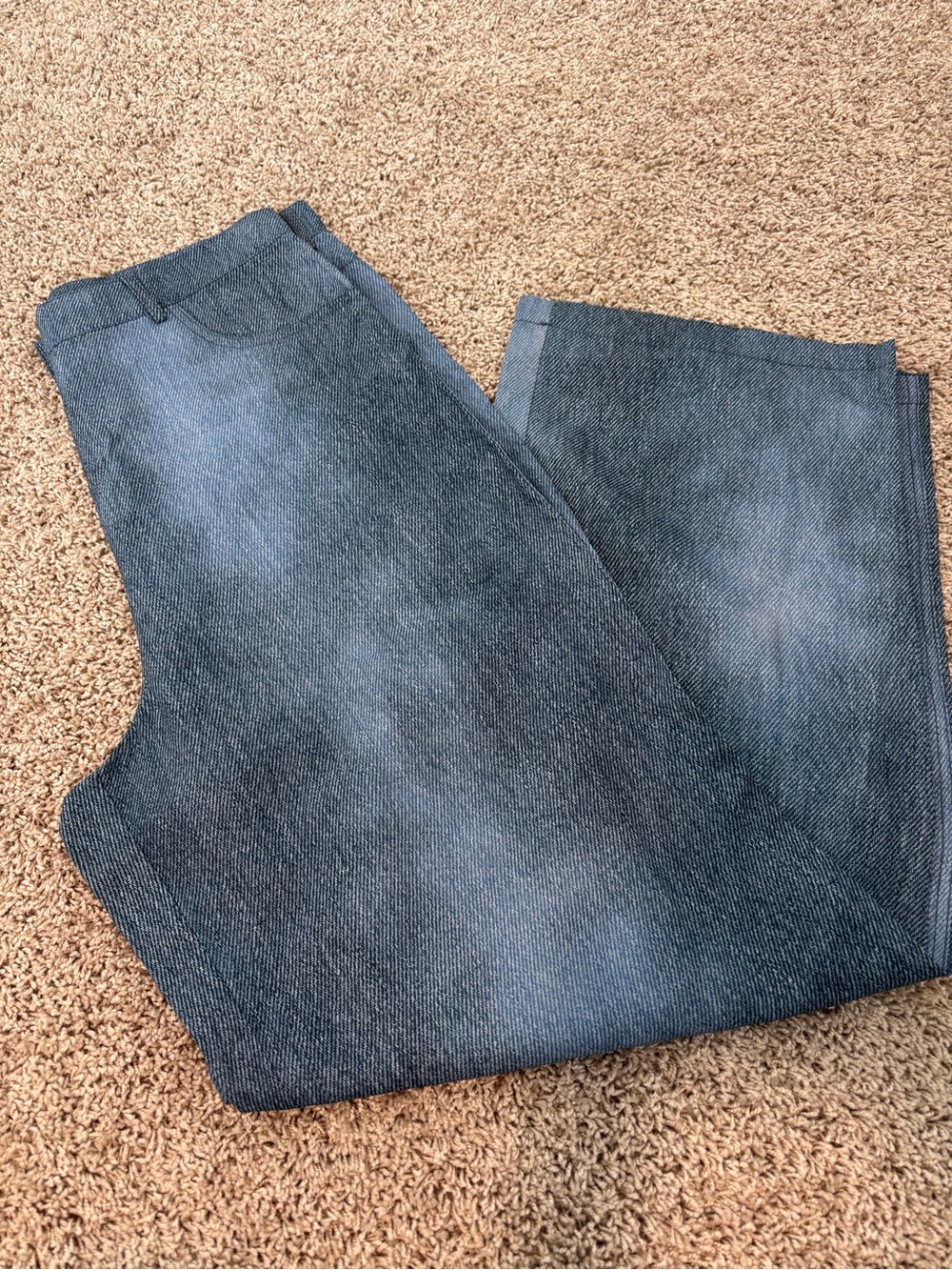 AVIU Italian-Made Light Blue Denim Pants